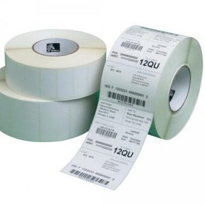 Nalepke Chrom 40 x 20mm 2000kos/kolut